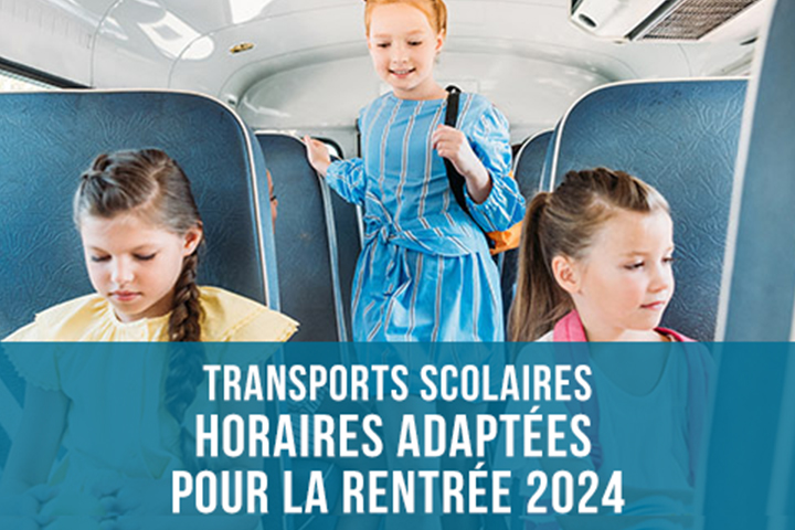 horaires rentrée 2024 transports