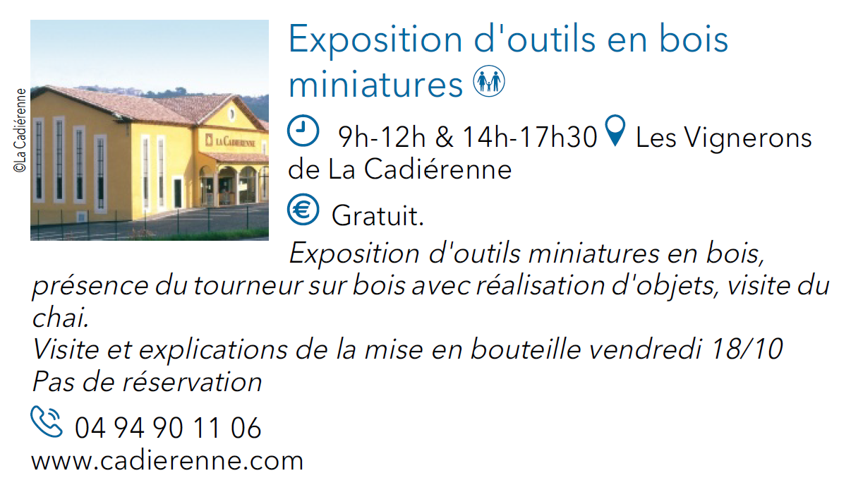 exposition miniatures cadierenne